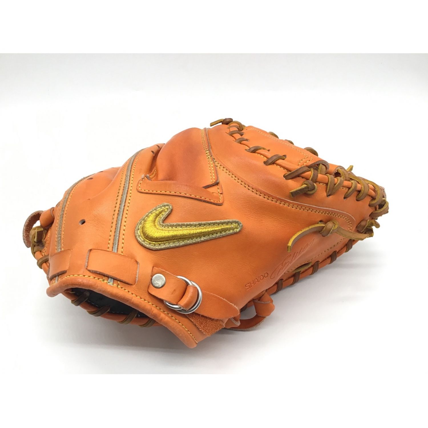 NIKE (ナイキ) キャッチャーミット オレンジ SHADO 謝道エリートJ