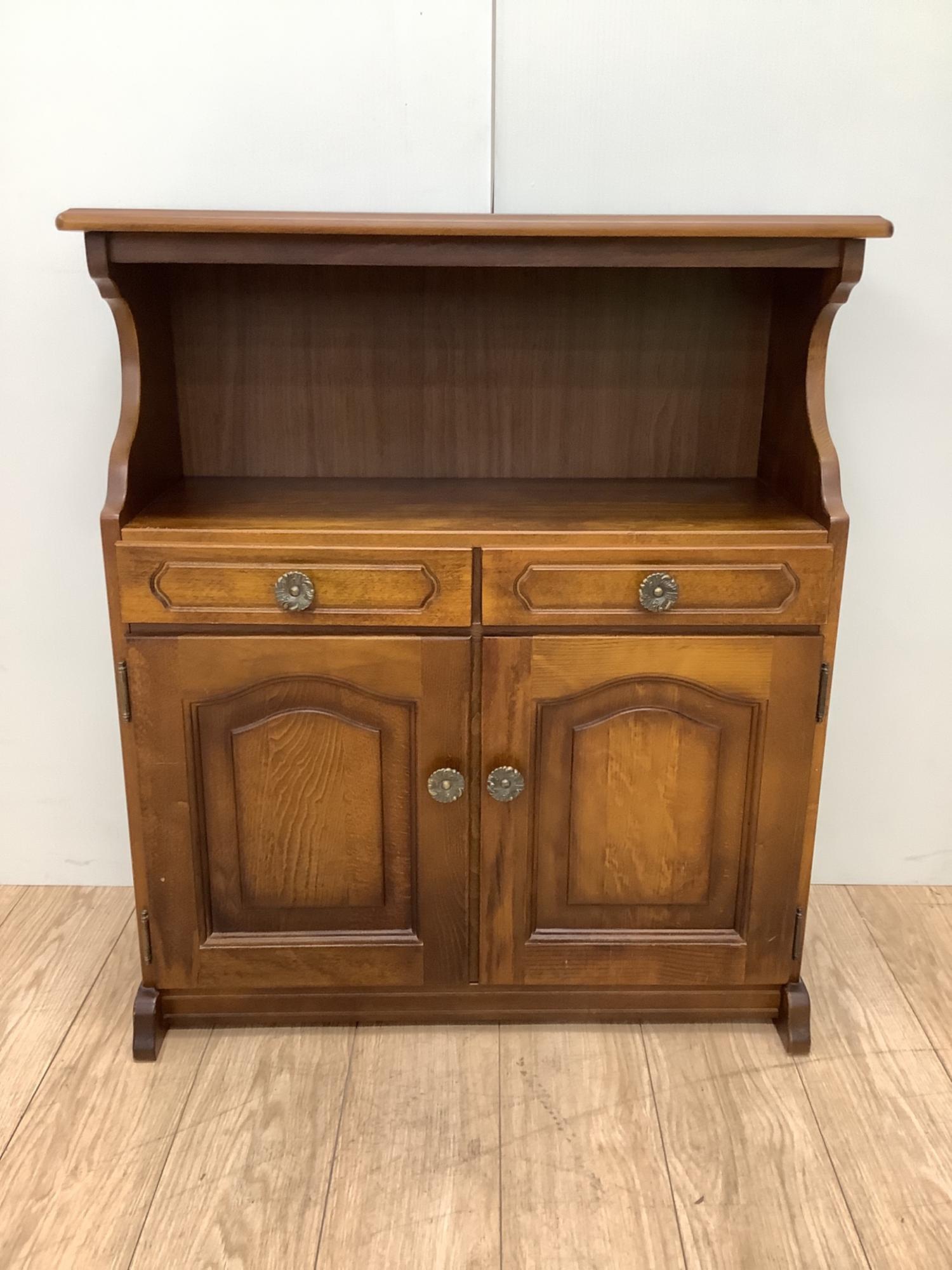 美品】Karimoku カリモクコロニアル 電話台 サイドキャビネット