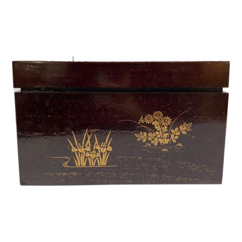 桐木地本漆塗 利休茶箱 茶道具揃え｜トレファクONLINE