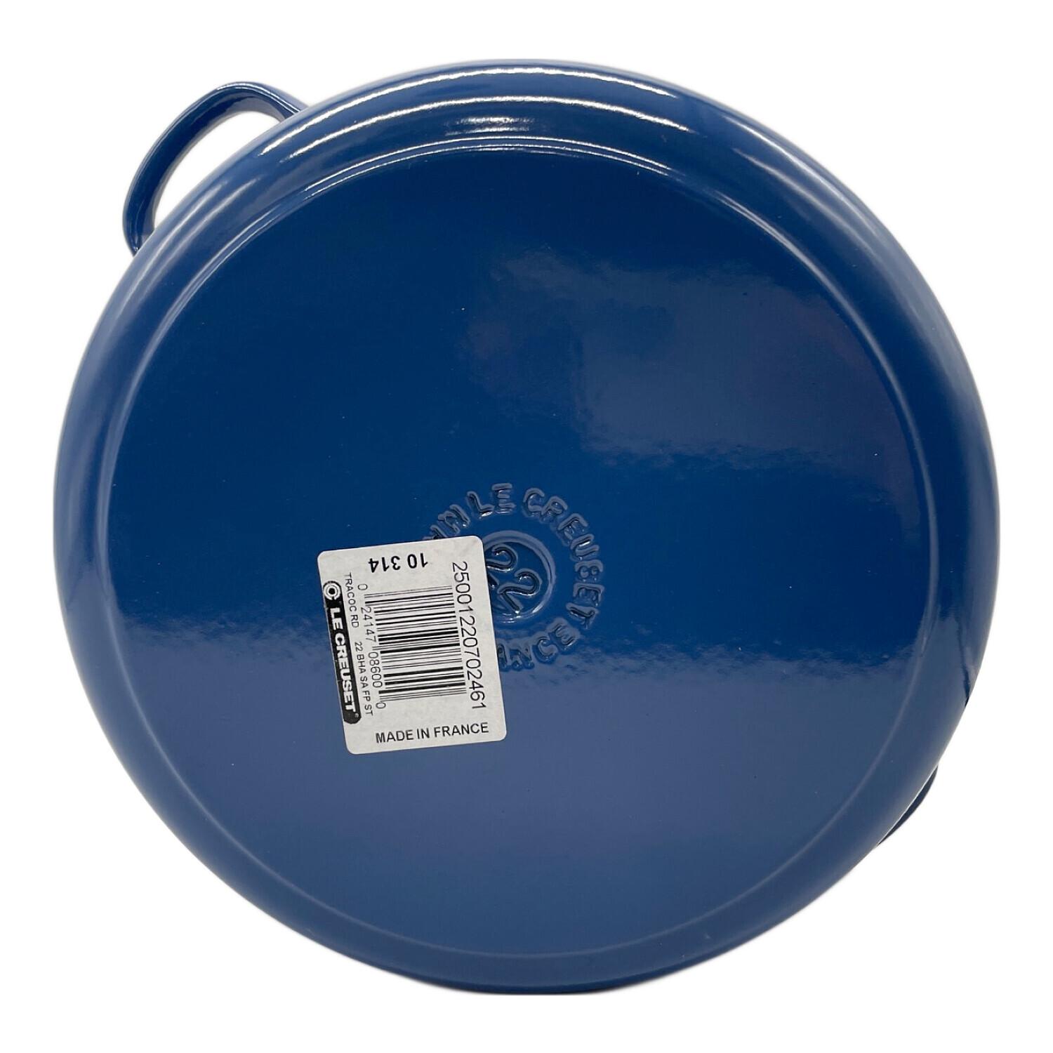 LE CREUSET 両手鍋 24cm ブルー LE CREUSET 両手鍋 24cm ブルー - メルカリ