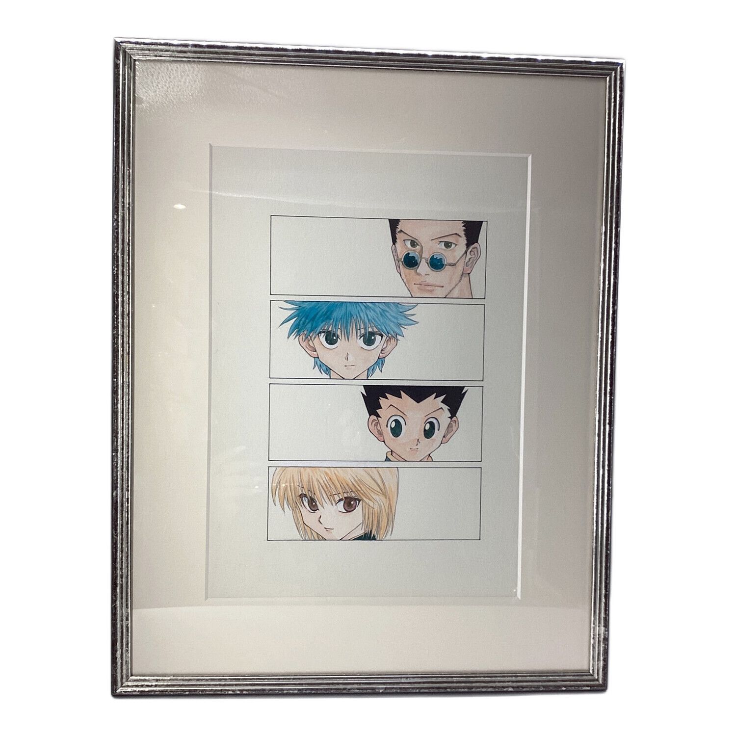 冨樫義博展 HUNTER×HUNTER モザイクアートパズル 完成品 フレーム付