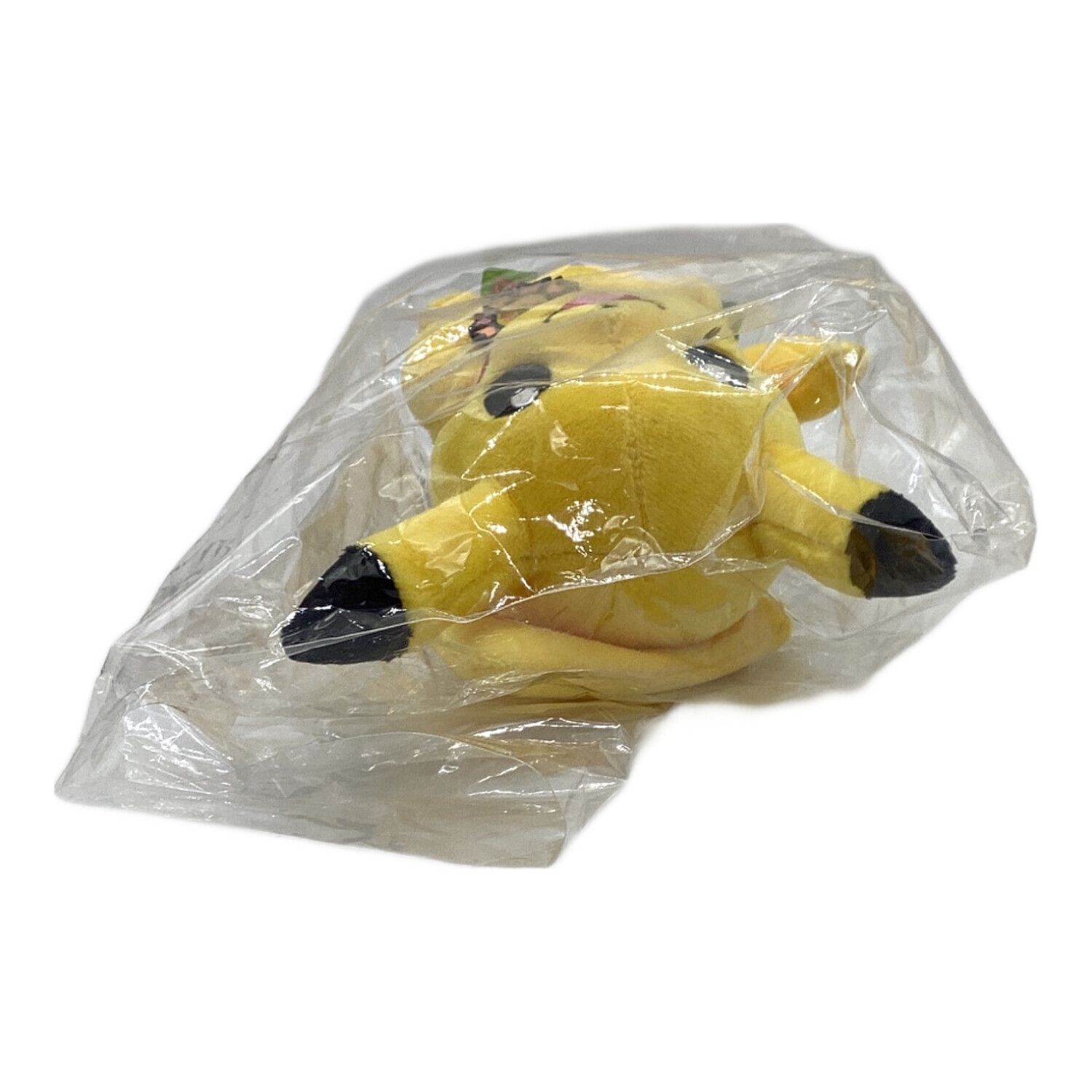 ヌイグルミ がんばリボンをもったピカチュウ ぬいぐるみ