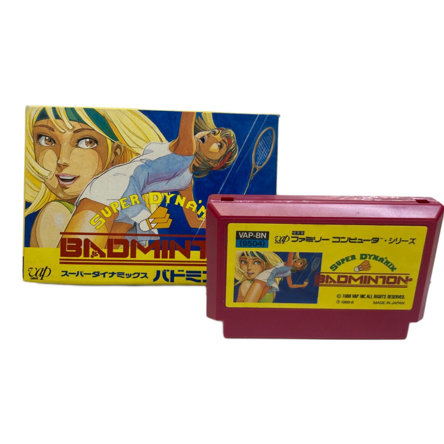 vap GAME ファミコン用ソフト 箱・説明書付き スーパーダイナミック