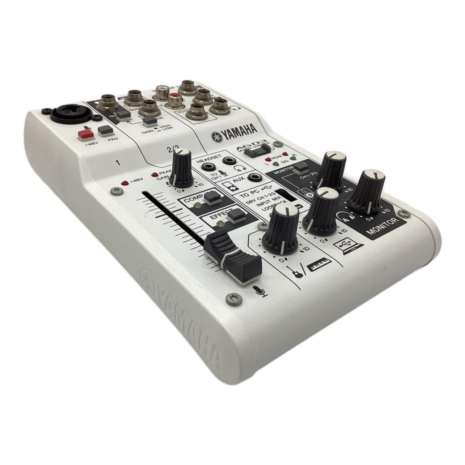 YAMAHA (ヤマハ) ライブストリーミングミキサー 通電確認のみ AG03