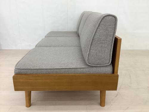 UNICO (ウニコ) 3人掛けソファー ブラウン×ベージュ ALBERO