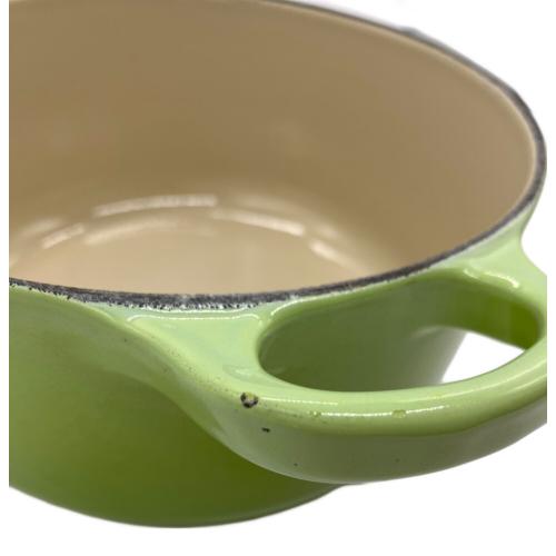 LE CREUSET (ルクルーゼ) 両手鍋 16㎝ 黄緑｜トレファクONLINE