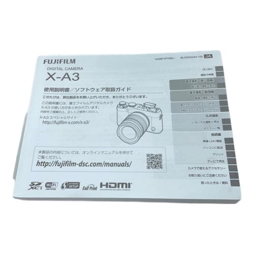 FUJIFILM (フジフィルム) ミラーレス一眼カメラ X-A3 レンズキット