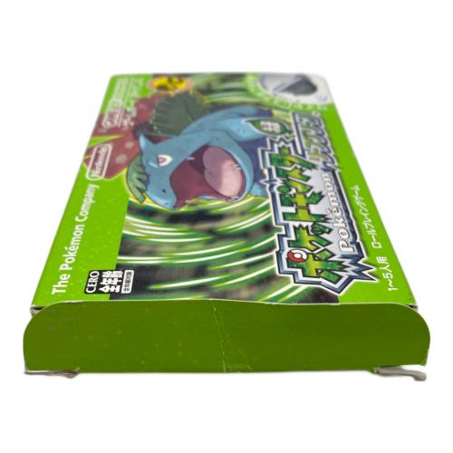 ゲームボーイアドバンス用ソフト ポケットモンスター リーフグリーン