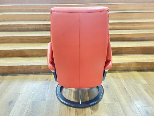 極美品 EKORNES リクライニングチェア 赤 Ekornes (エコーネス
