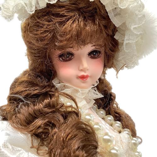 スキヨ人形研究所 フランス人形 グレイシィ リボン ホワイト 人形