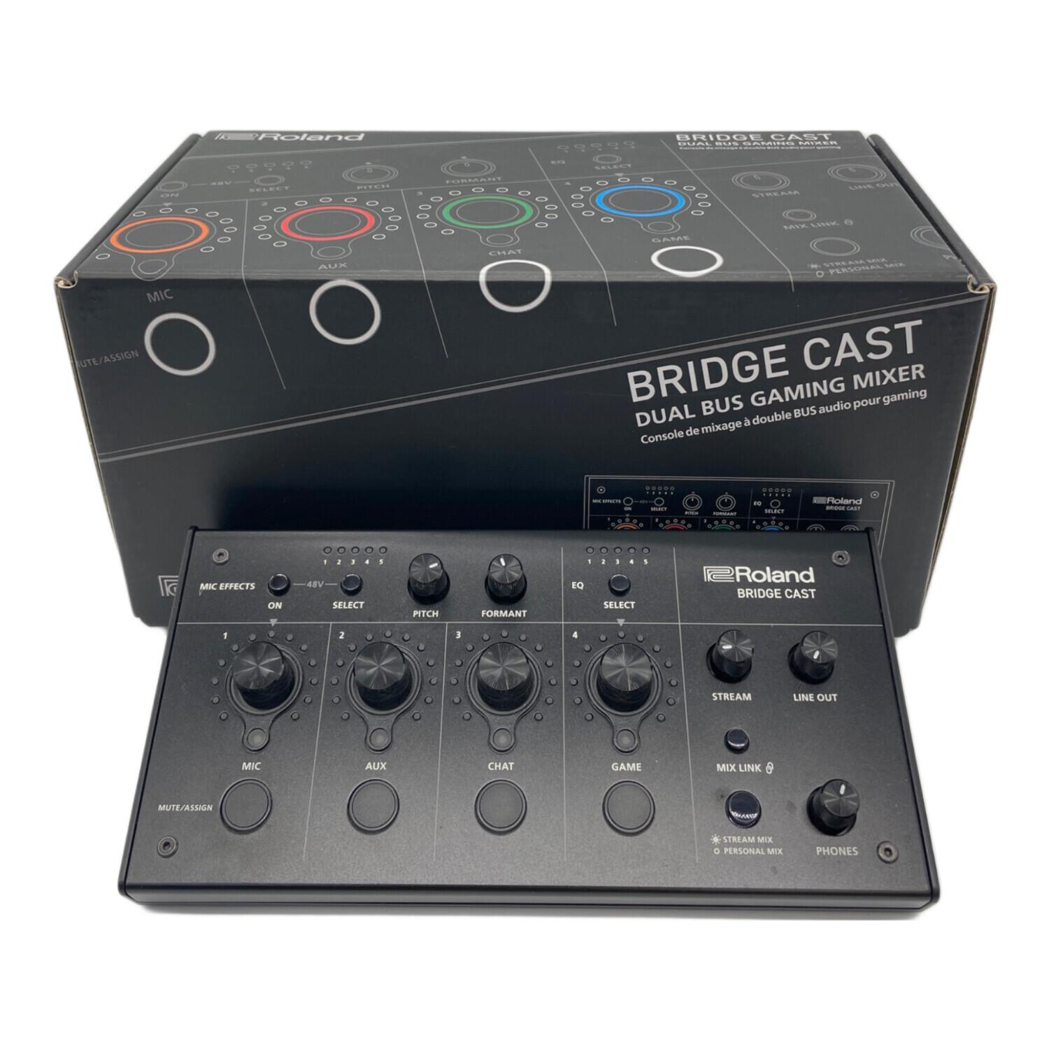 ROLAND (ローランド) デュアルバスゲーミングミキサー BRIDGECSTX 通電