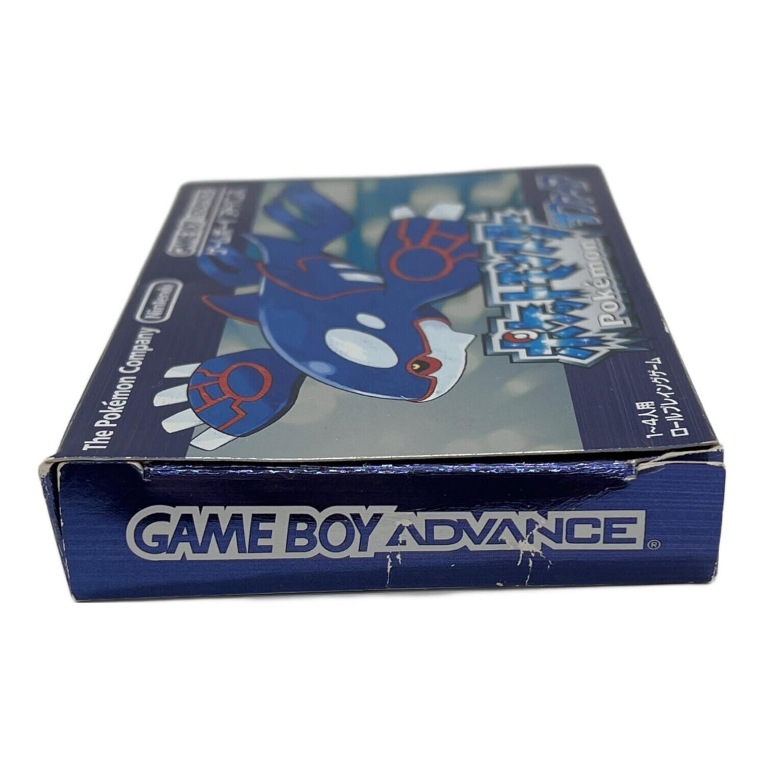 ポケットモンスター サファイア ゲームボーイアドバンス用ソフト 動作