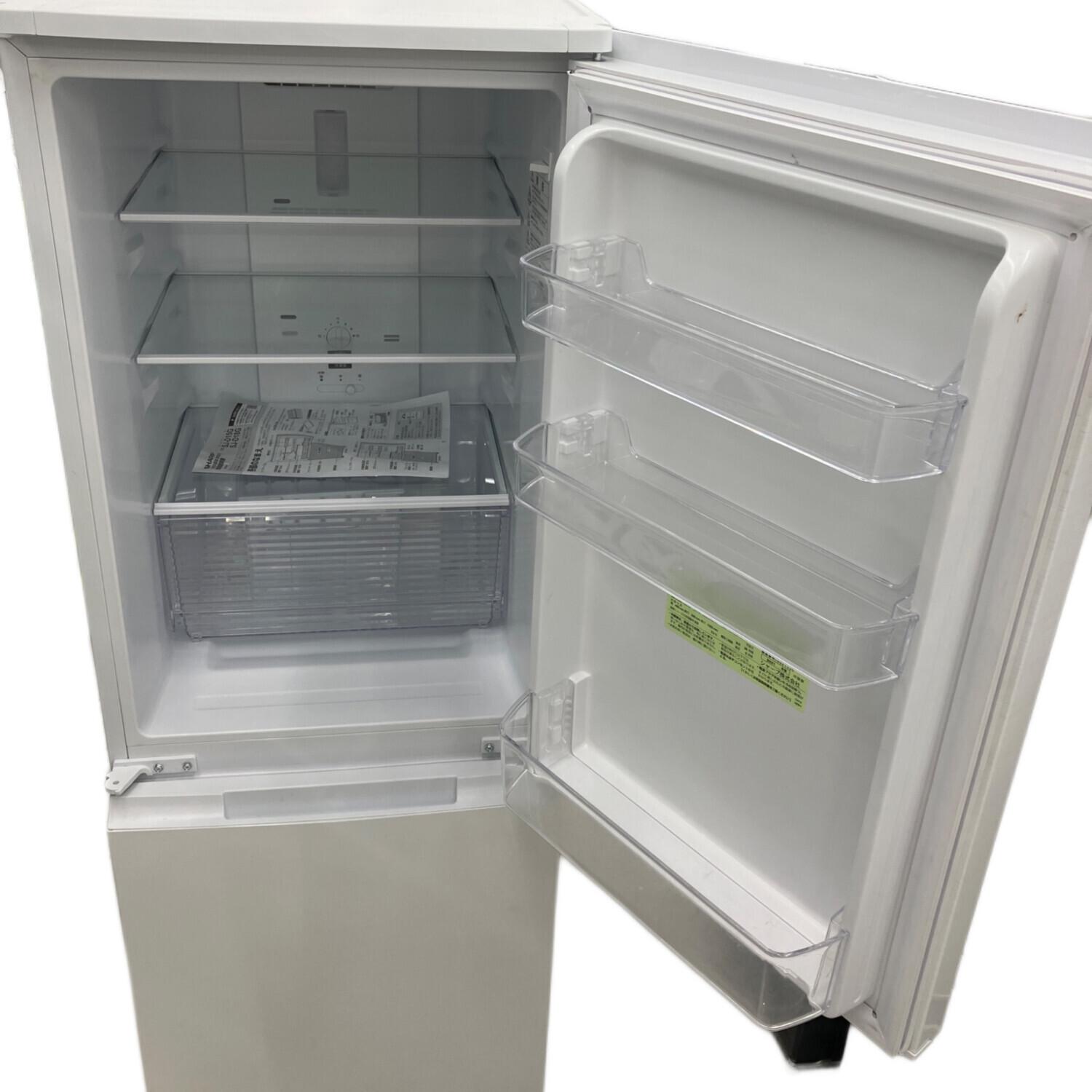 SHARP (シャープ) 2ドア冷蔵庫 ファン式 SJ-D18G-W 2021年製 171L 58L