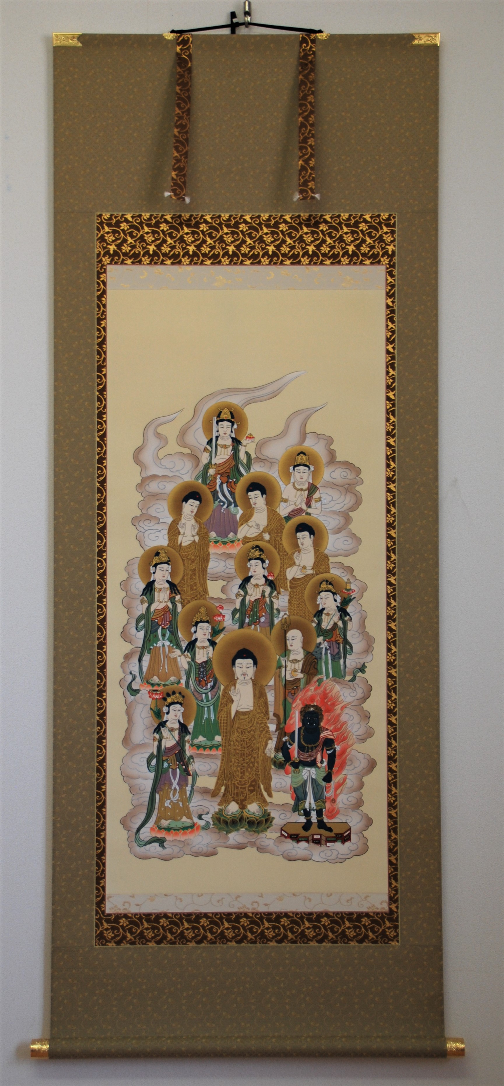 阿波掛軸堂 / K-01 十三佛【絹本肉筆】 (高木瑞香）