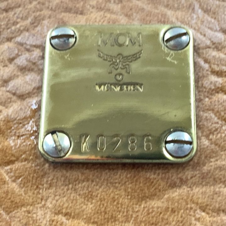 MCM エムシーエム ヴィセトス ミニボストンバッグ 2WAYバッグ ブラウン
