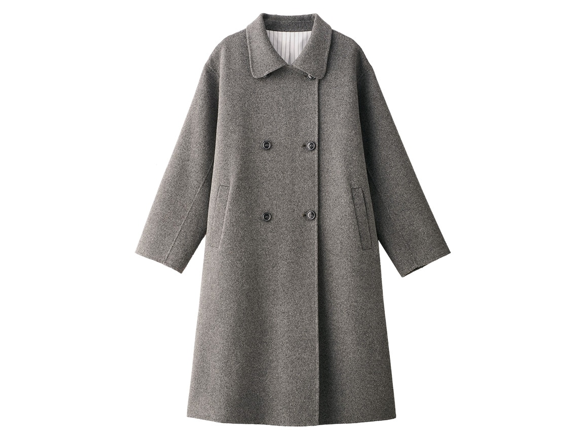 ハルメク読者と作ったウールリバーコート（ロング丈）(02_M 22_ライト