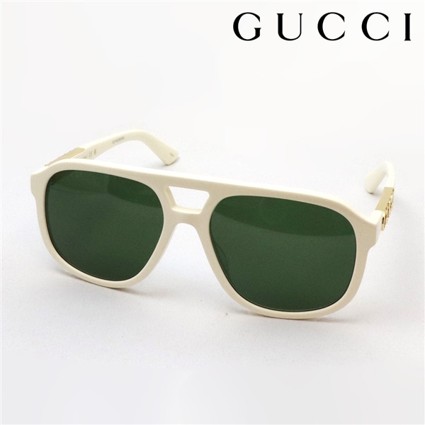 グッチ サングラス GUCCI GG1188S 005(58mm ホワイト): GLASS MANIA