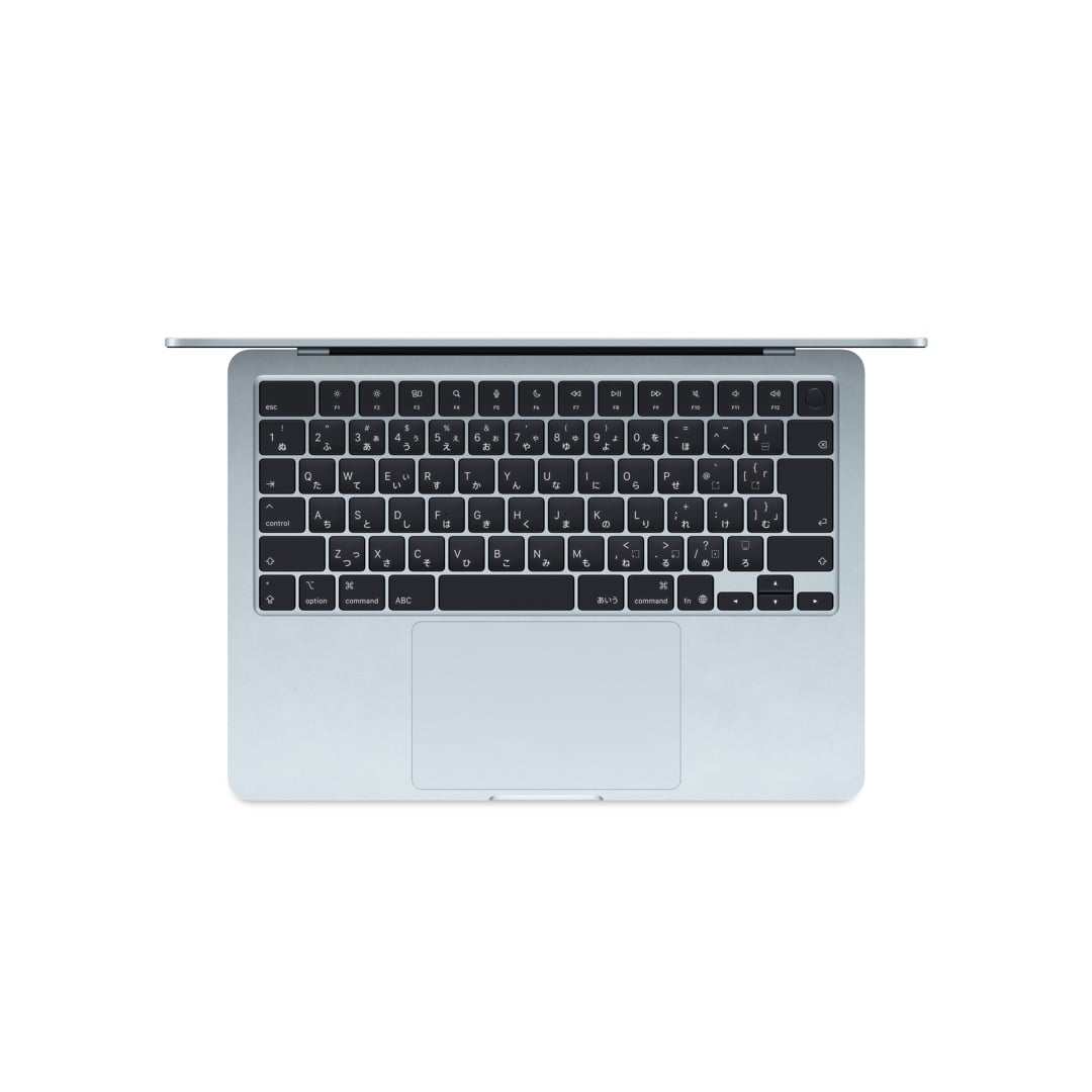 13インチMacBook Air: 10コアCPUと8コアGPUを搭載したApple M4チップ