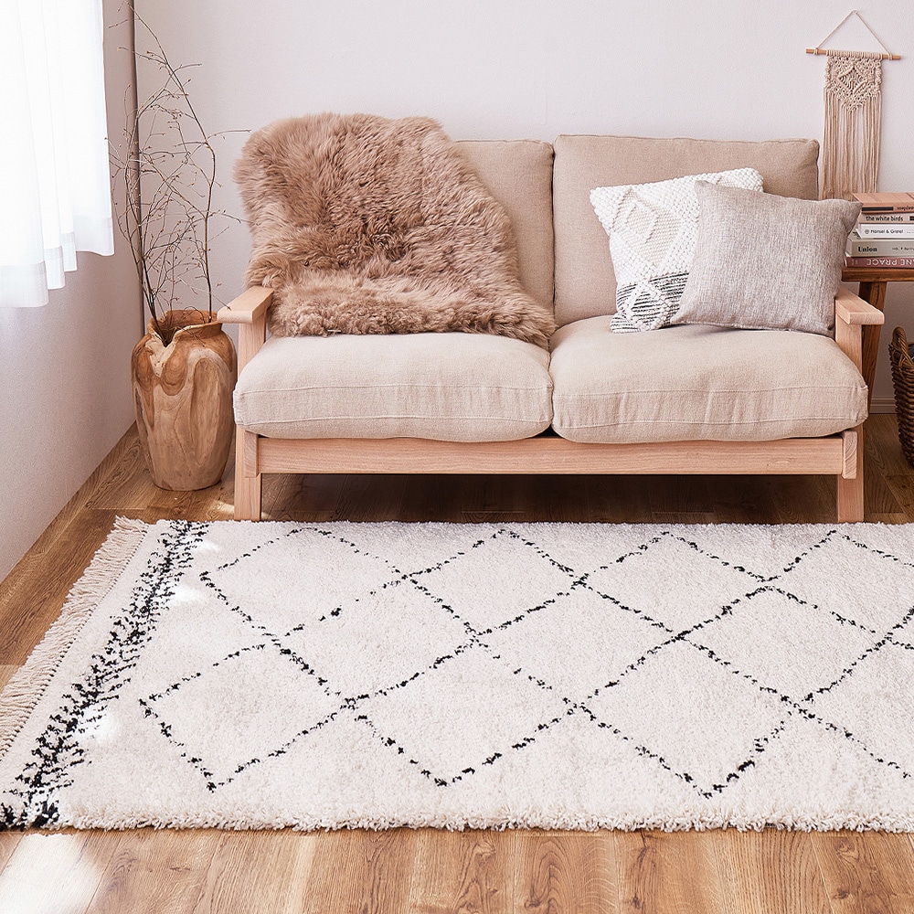 ベルギー製 ウィルトンラグ BOHO ベニワレン200×250 【直送品】 返品