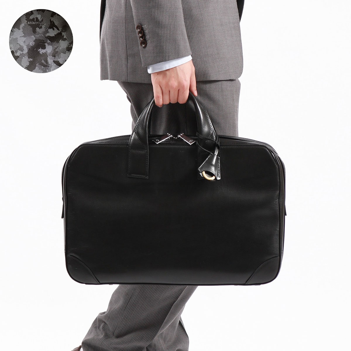 正規取扱店 アニアリ ブリーフケース aniary Antique Leather