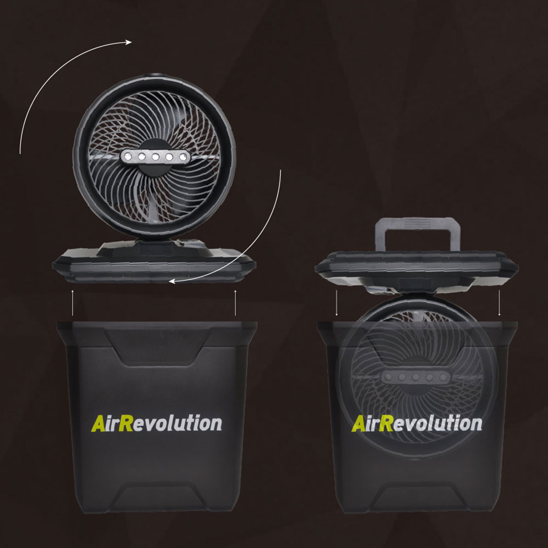 ミストファン AR ポータブル扇風機 屋外 業務用 熱中症対策 KMネクスト