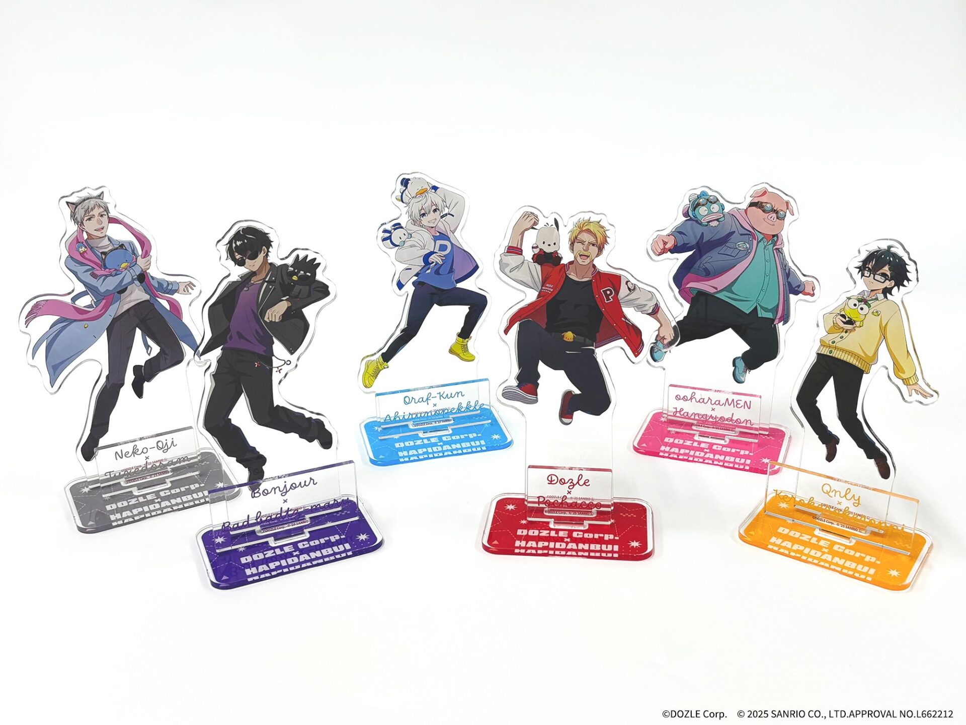 ドズル社×はぴだんぶい」コラボグッズが販売中！ 等身コラボイラスト