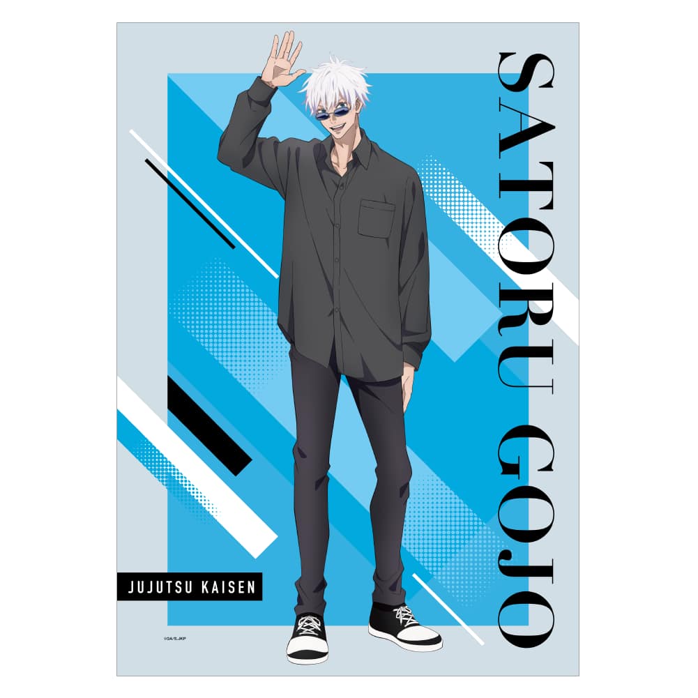 呪術廻戦 A3クリアポスター 五条悟｜アニメ・キャラクターコラボグッズ