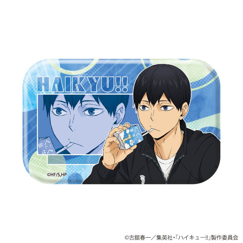 スクエア缶バッジ「ハイキュー!!」01/コンプリートBOX(全10種)(描き