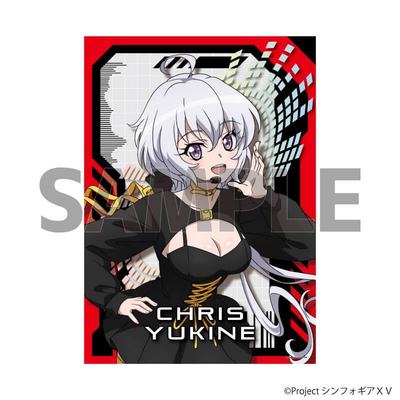 A3クリアポスター「戦姫絶唱シンフォギアXV」03/雪音クリス(描き