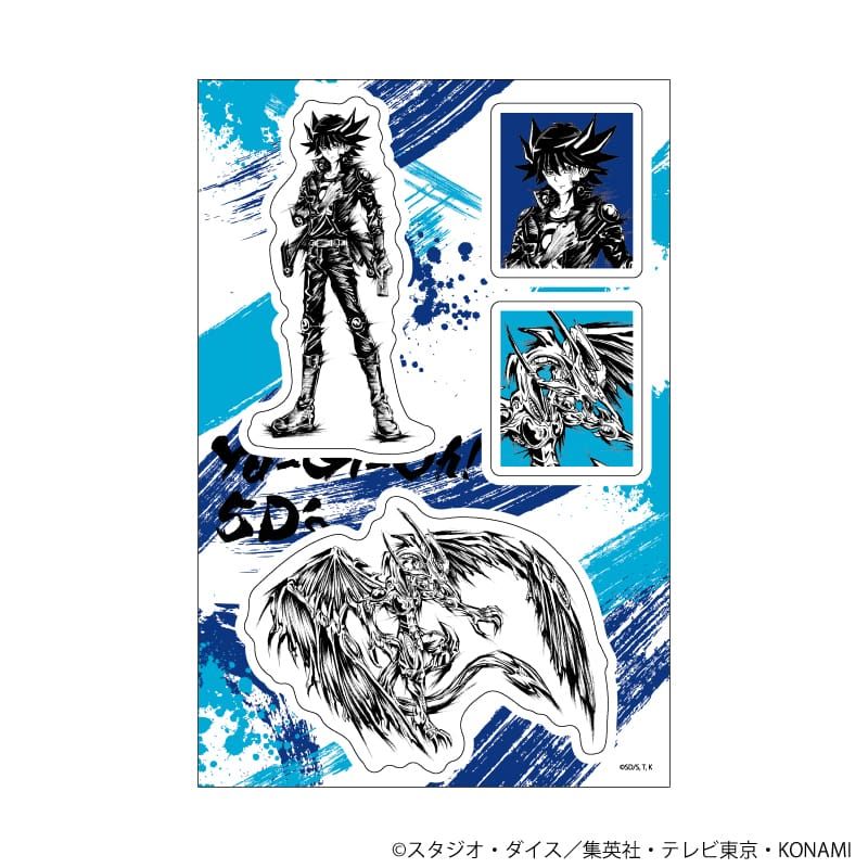 PETANTシール「遊☆戯☆王5D's」05/不動遊星＆スターダスト・ドラゴン