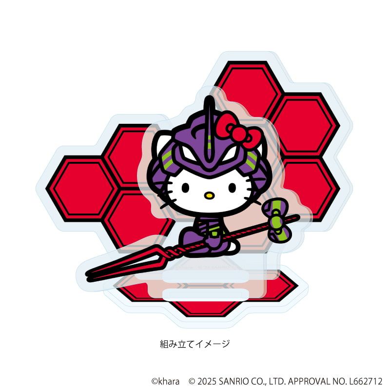 アクリルスタンドプレート「エヴァンゲリオン×サンリオキャラクターズ