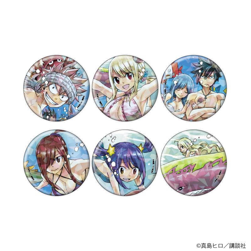ホログラム缶バッジ(57mm)「FAIRY TAIL」03/ブラインド(6種)(公式