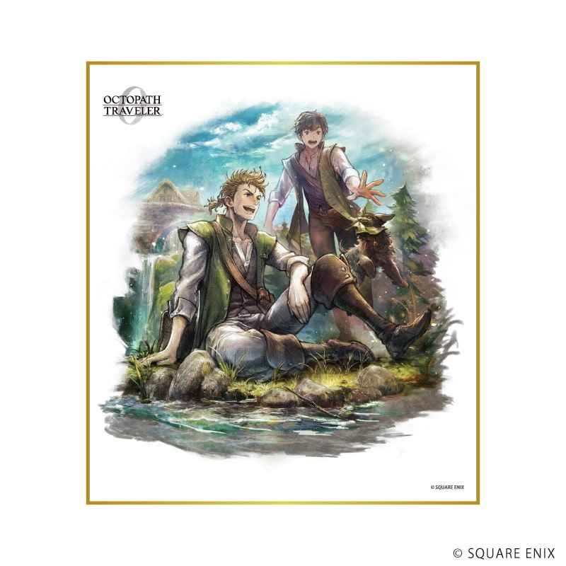 ミニ色紙「OCTOPATH TRAVELER 0」04/コンプリートセット(全8種)(公式