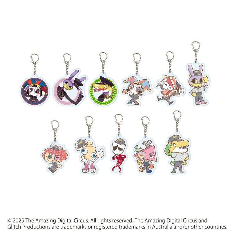 アクリルキーホルダー「アメイジング・デジタル・サーカス」01/駅員ver