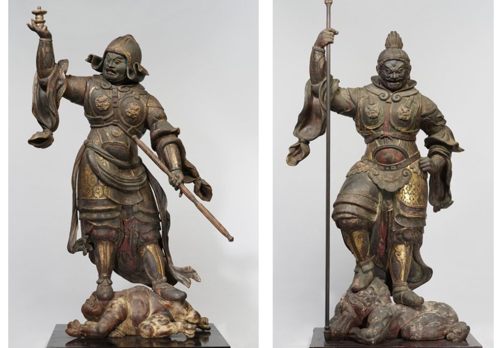 興福寺伝来 四天王像2体 面目一新 来月そろって公開 | ならはく教育普及室