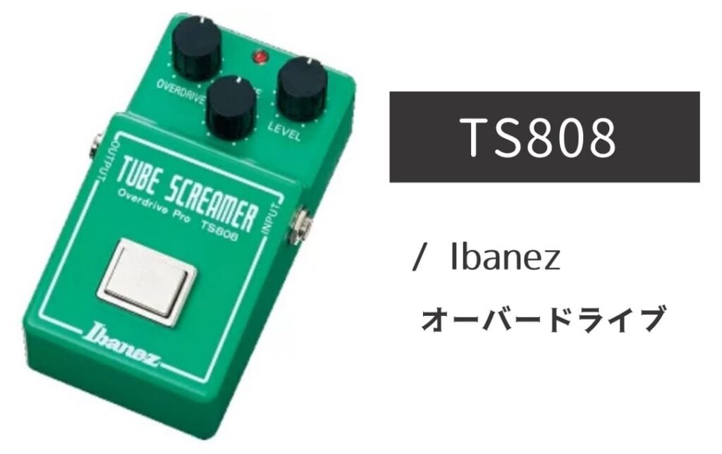 Ibanez「TS808」レビュー：まろやか！至高のミッドレンジに酔いしれる