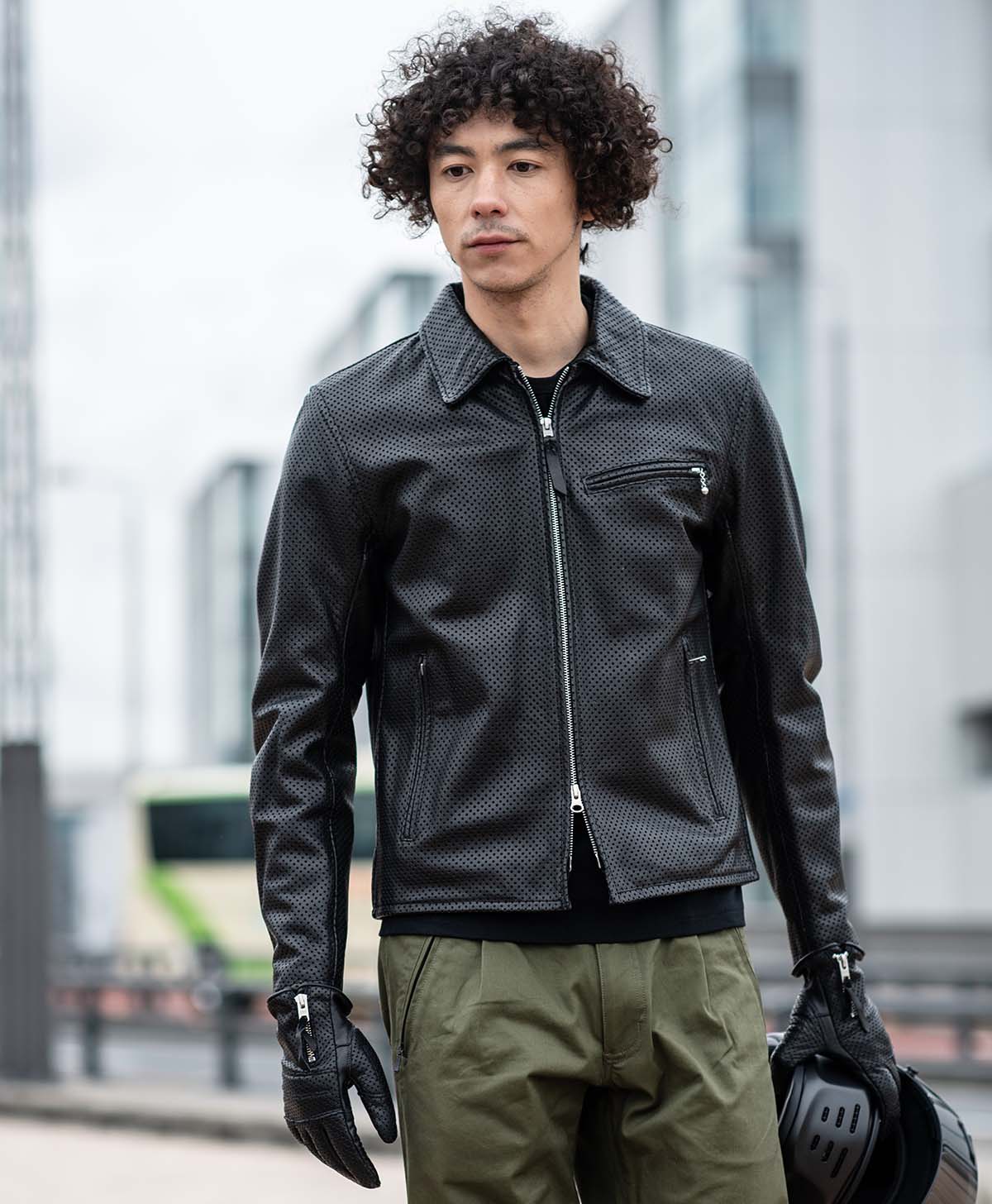 革ジャン パンチング レザージャケット｜カドヤ公式オンラインショップ