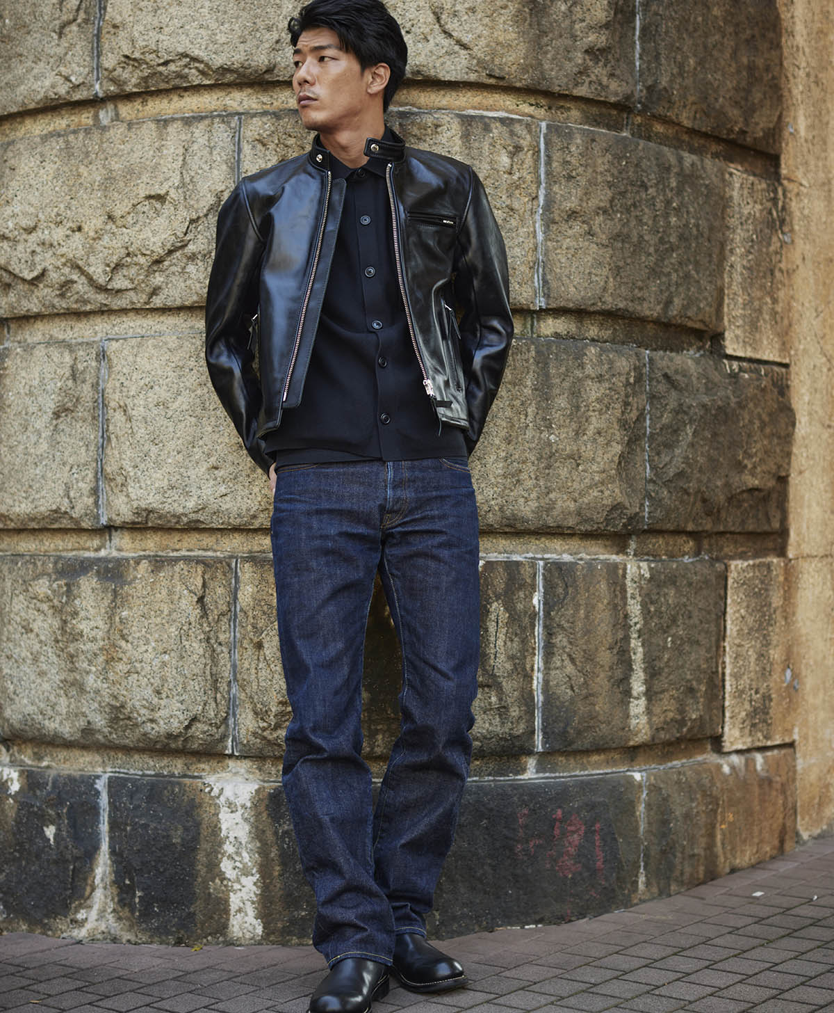 Leather jacket single leather jacket | Kadoya official online shop