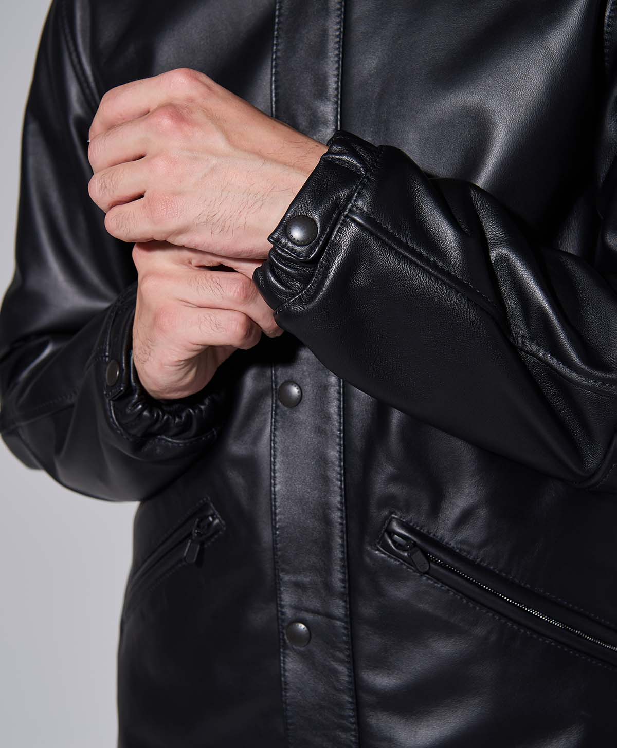 LEATHER COACH JACKET
