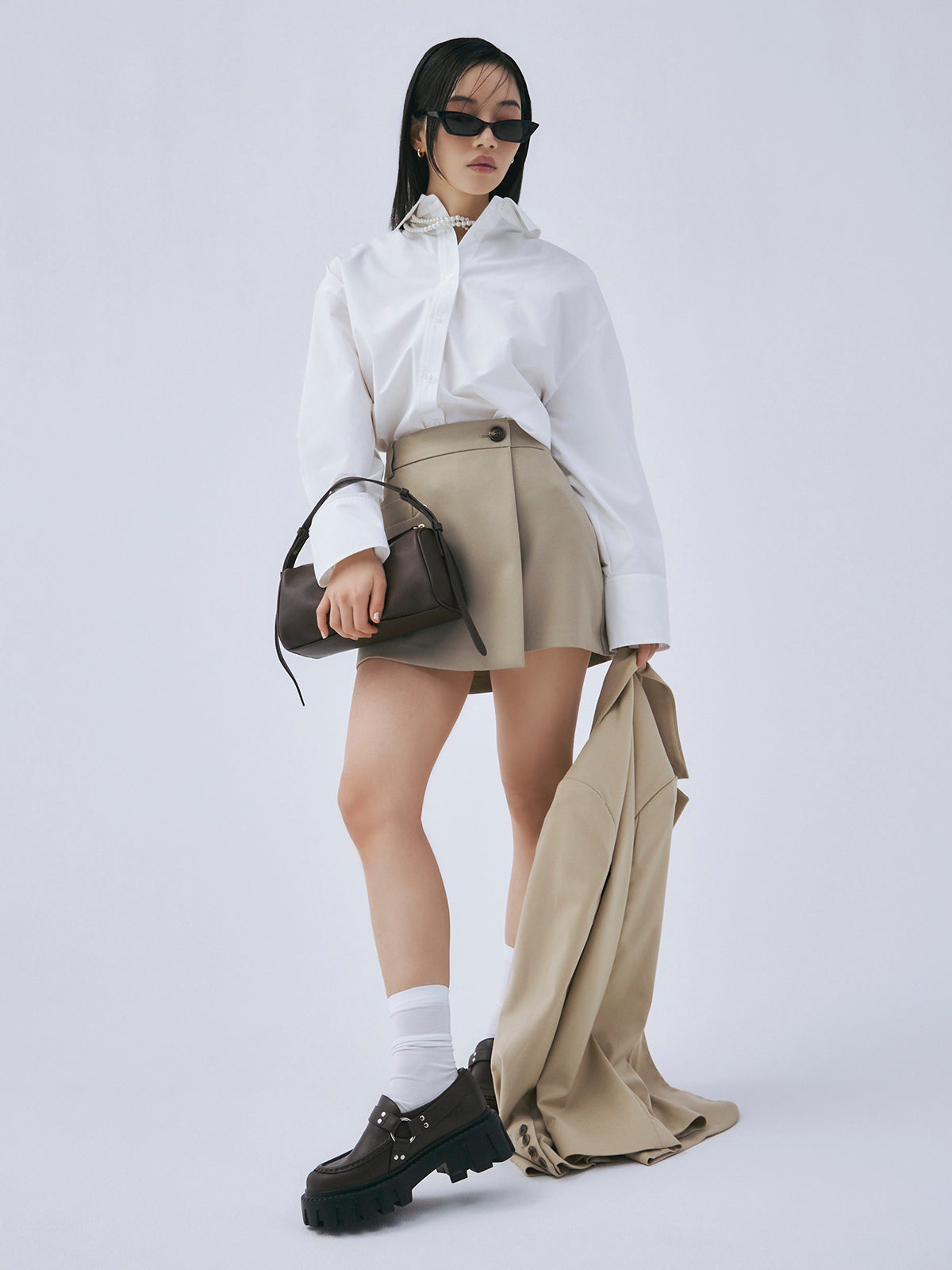 バイカーデザインローファー