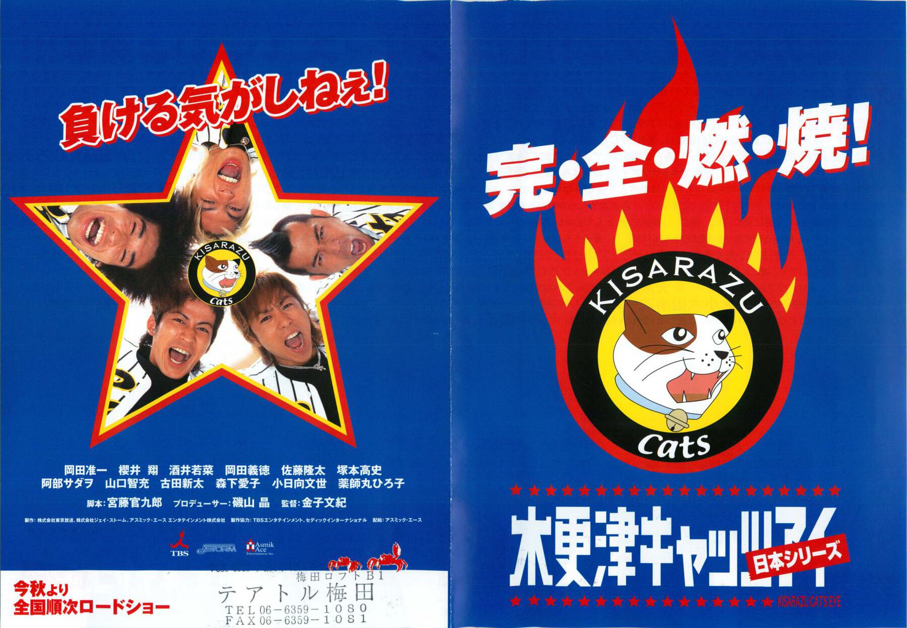 映画チラシサイト：木更津キャッツアイ 日本シリーズ