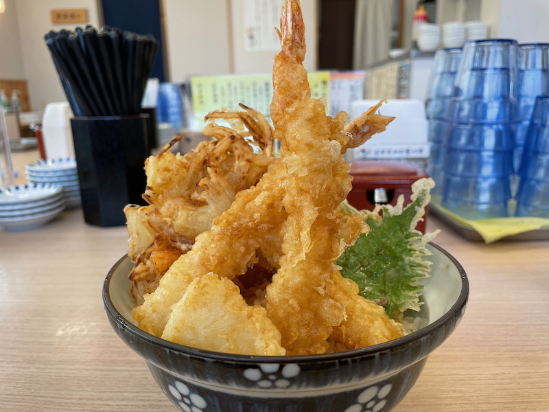 空前絶後】さくやで最強の海老天丼爆誕！！【無敵】｜愛媛グルメ