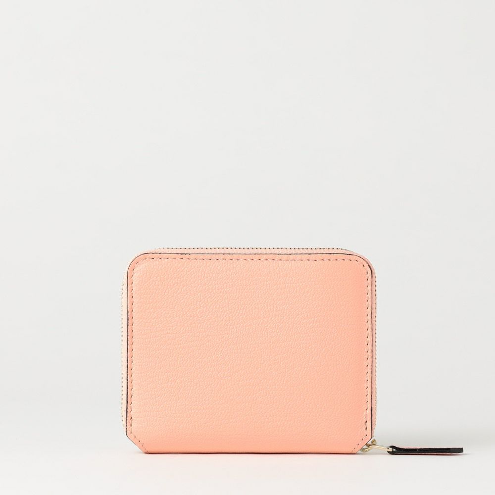 ラウンドジップミニウォレット PINK*BEIGE | ラルコバレーノ公式通販