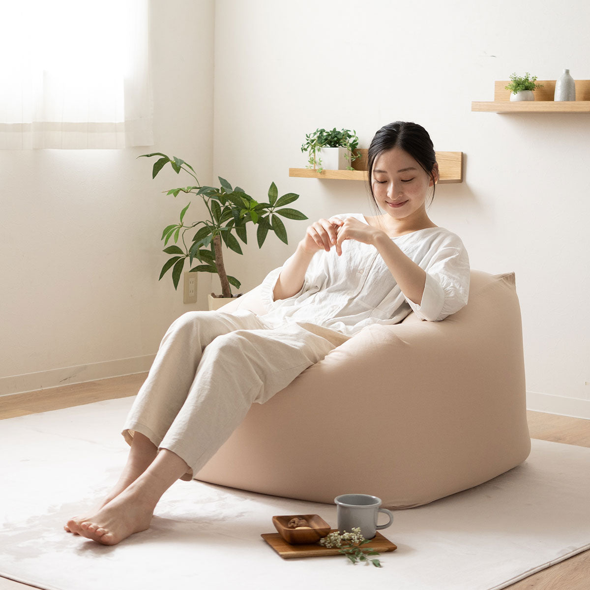 日本製 ビーズクッション キューブ XLサイズ | 寝具・家具の専門店