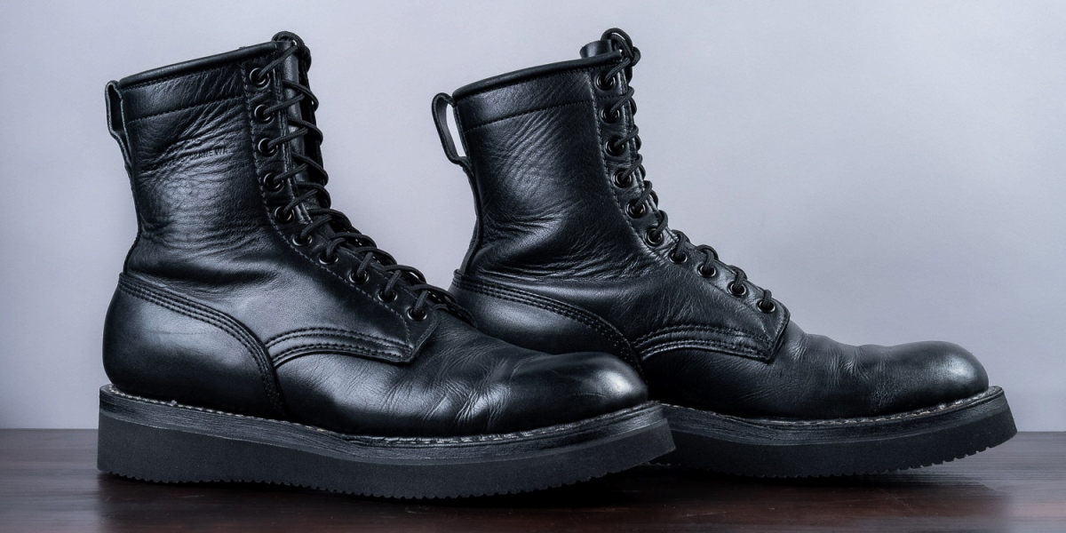 OUTLET [ホワイツ] WHITE'S BOOTS NORTHWEST 7 Black Wedge Sole Black