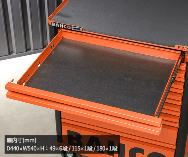 メーカー直送業者便]日本正規品 バーコ スチール製ワゴン ツール