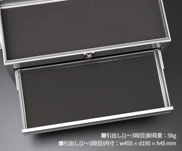 KTC工具箱 SKX0223S ツールチェスト(3段3引出し) シルバー 京都機械