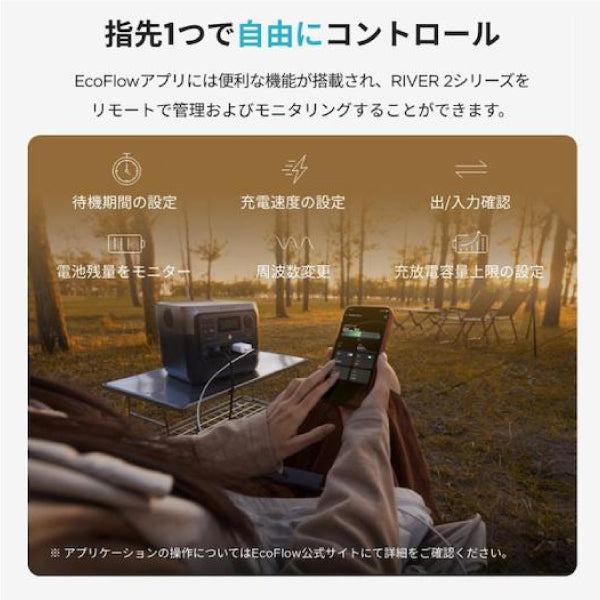 EcoFlow ポータブル電源 ZMR620-B-JP 【メーカー保証付】 RIVER 2 Pro