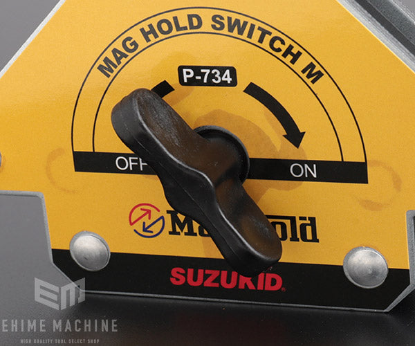 SUZUKID P-734 マグホールドスイッチM 溶接作業用強磁力マグネット