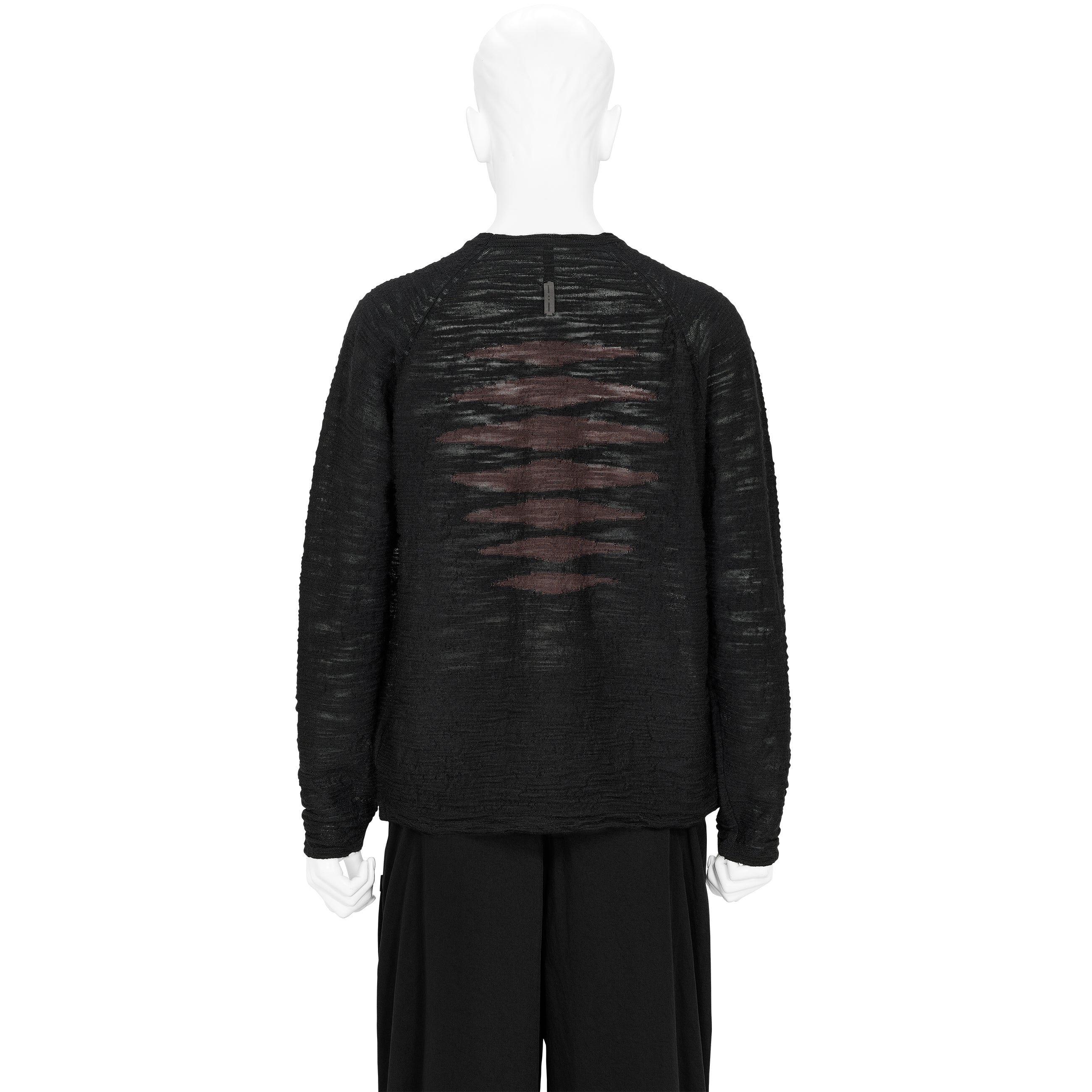 VALIO KNITTED LONGSLEEVE SHUNGITE BLACK - _J.L - A.L_(ジェイラル